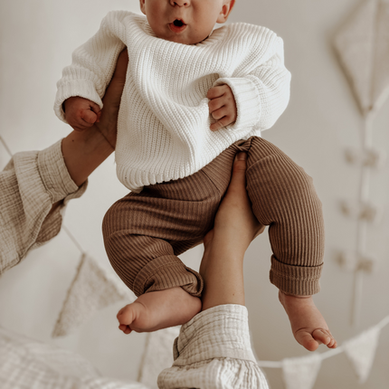 Baumwollstrick Pullover