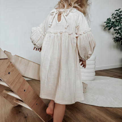 Leinen/Musselin Kleid