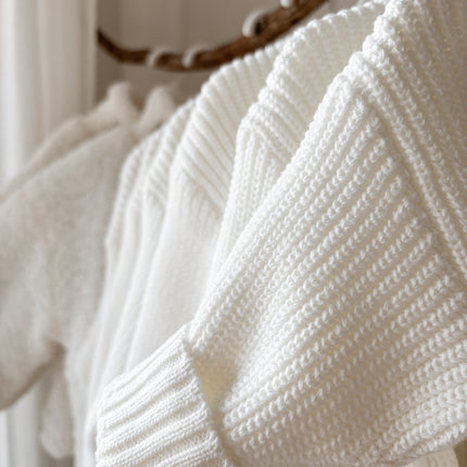 Baumwollstrick Pullover