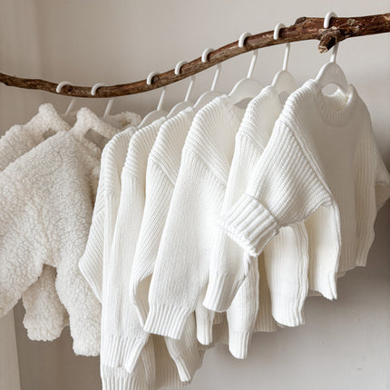Baumwollstrick Pullover