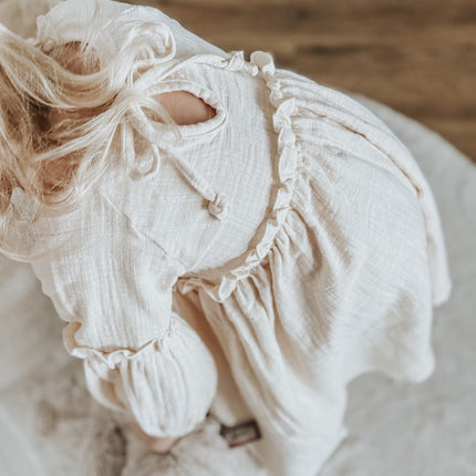 Leinen/Musselin Kleid